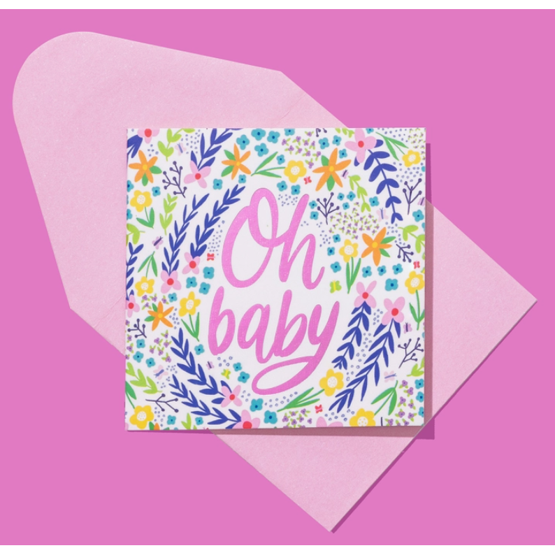 Gift Enclosure Card - "Oh Baby"