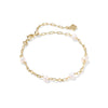 KENDRA SCOTT ASHTON DELICATE CHAIN BRACELET GOLD FRESHWATER CULTURED PEARL