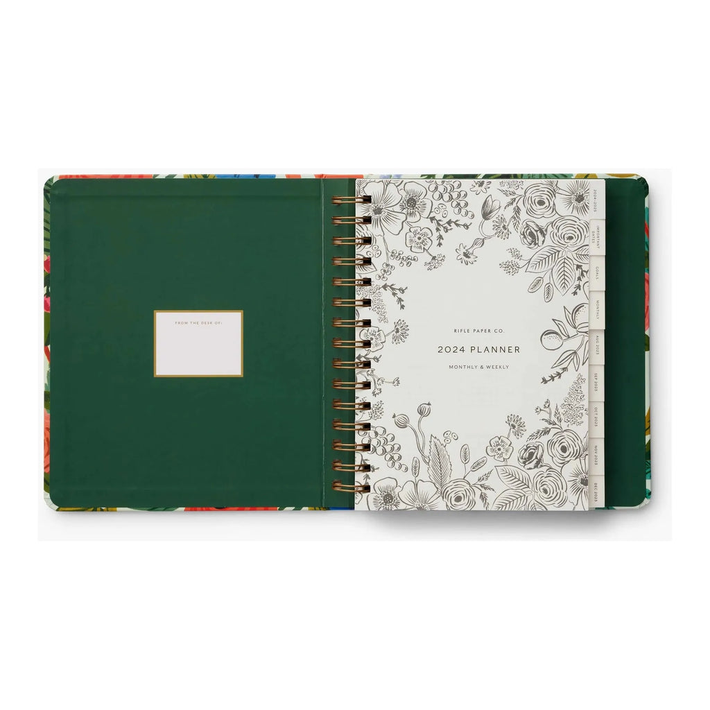 Rifle Paper Co 2024 Garden Party 17-Month Covered Planner