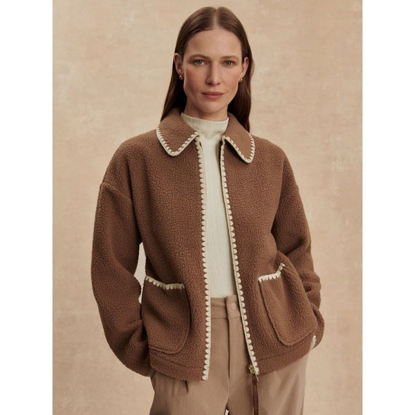 Varley Ruiko's Cocoa Dust Zip-Through Fleece – Bless Your Heart