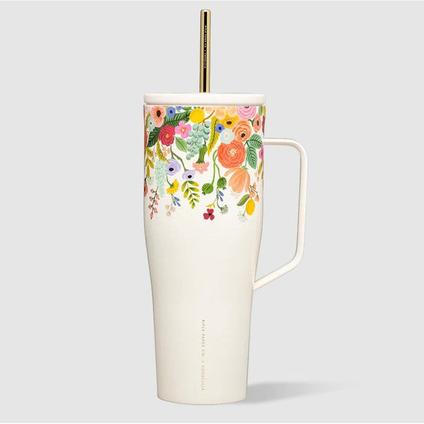 Rifle Paper Co. Corkcicle Mug Cream Garden Party — Write Impressions