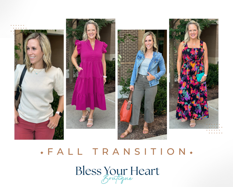 Embrace the Season: Discover Our New Fall Transition Pieces at Bless Your Heart Boutique