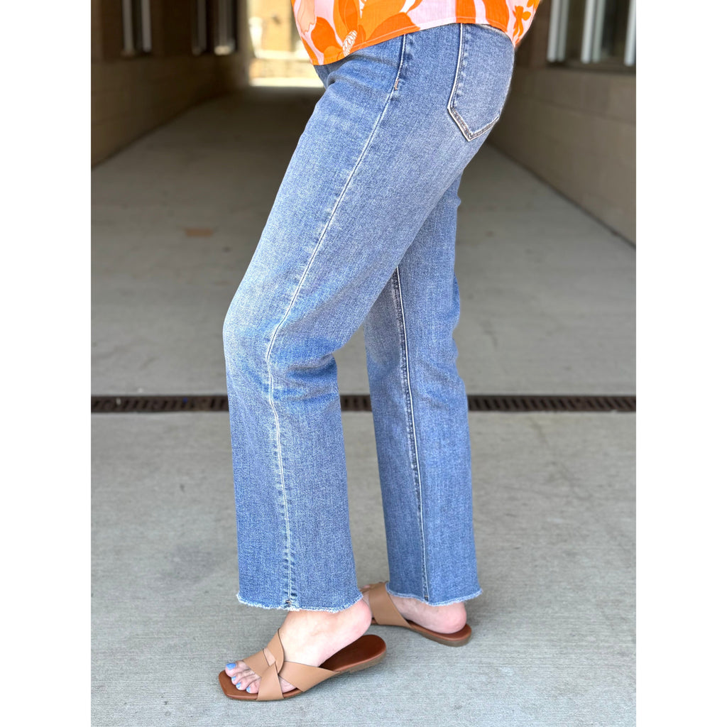 Mica Super High Rise Straight Leg - Aniello