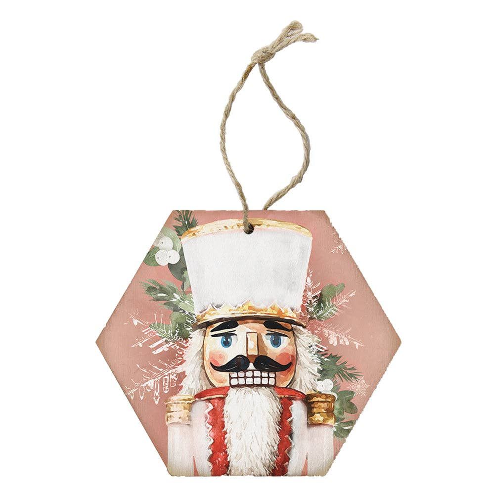 Pink Nutcracker - Honeycomb Ornaments