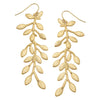 Susan Shaw Gold Vine Earrings