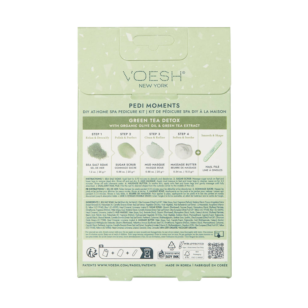 Pedi Moments Single - Green Tea Detox
