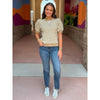 Liverpool Kennedy Straight Jeans - Oasis