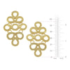 Susan Shaw Gold Multi Circle Post Earrings