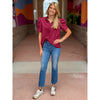 Pistola Lennon High Rise Crop Boot Jeans - Ami
