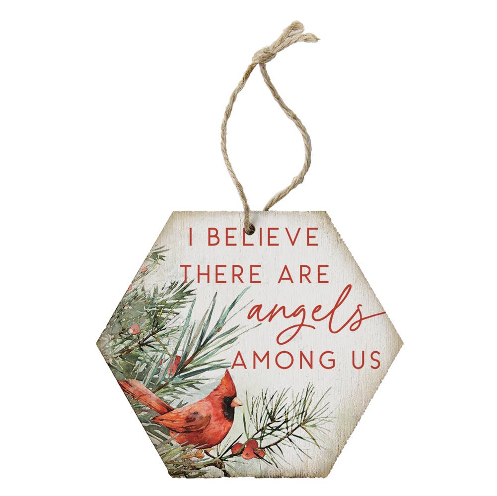 Angels Among Us Cardinal - Honeycomb Ornaments