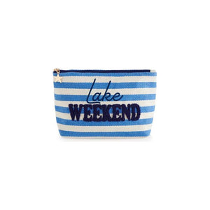 Morgan "Lake Weekend" Large Zip Pouch