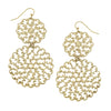Susan Shaw Gold Filigree Earrings