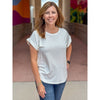 Ronan Classic Bamboo Modal Crew Neck Tee - Off White
