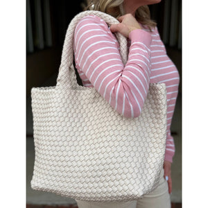 Woven Tote - Off White