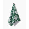 Geometry Tea Towel - Snowy Days Green