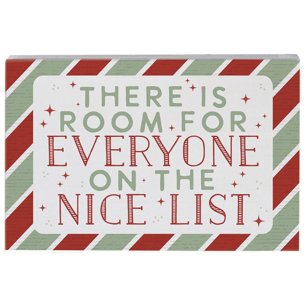 Everyone On Nice List - Small Talk Rectangle