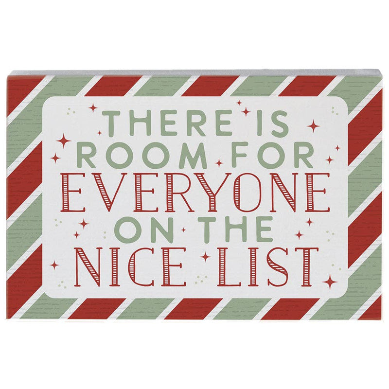Everyone On Nice List - Small Talk Rectangle