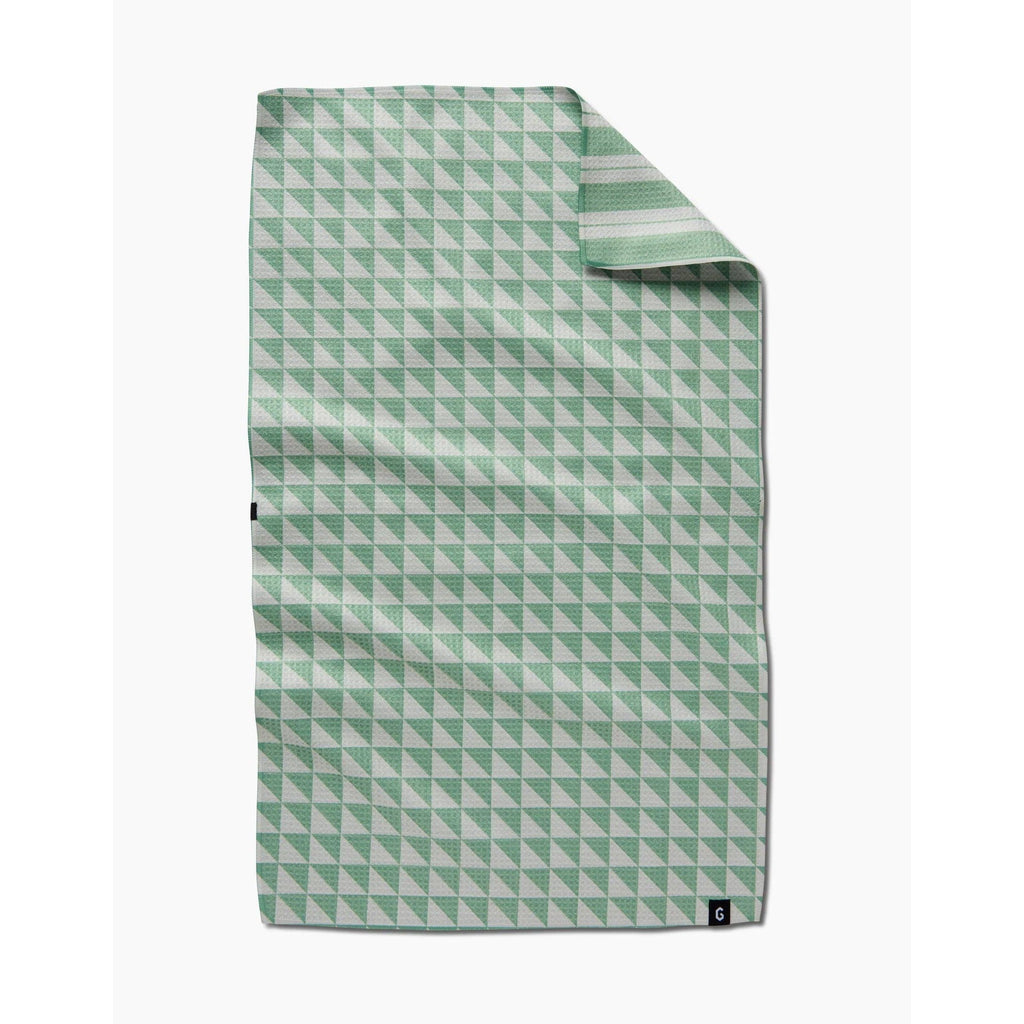 Geometry Double Sided Tea Towel - Pistachio