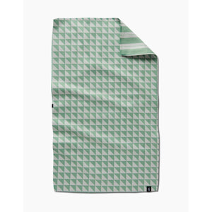 Geometry Double Sided Tea Towel - Pistachio