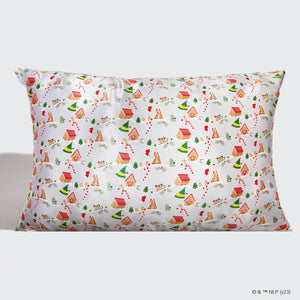 Elf x kitsch Satin Pillowcase - Periwinkle Christmas