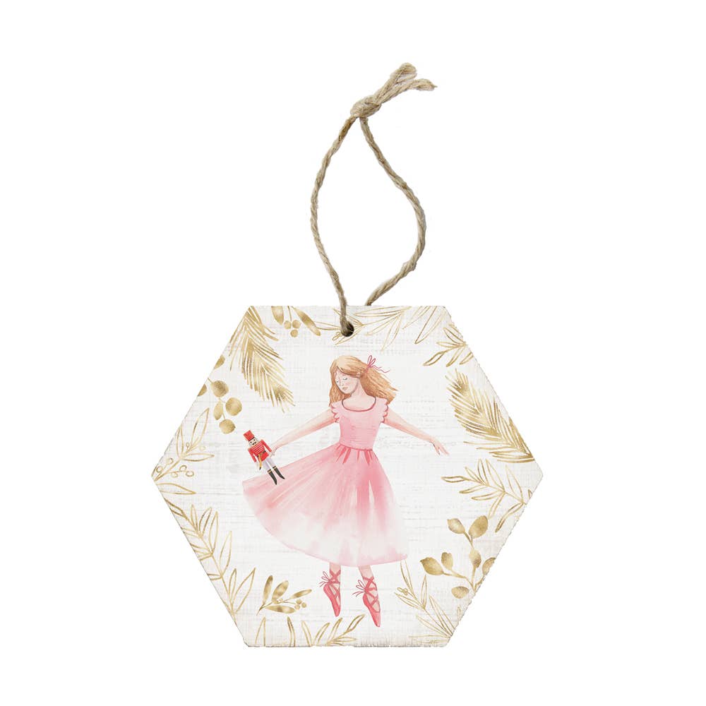 Honeycomb Ornaments - Pink Ballerina