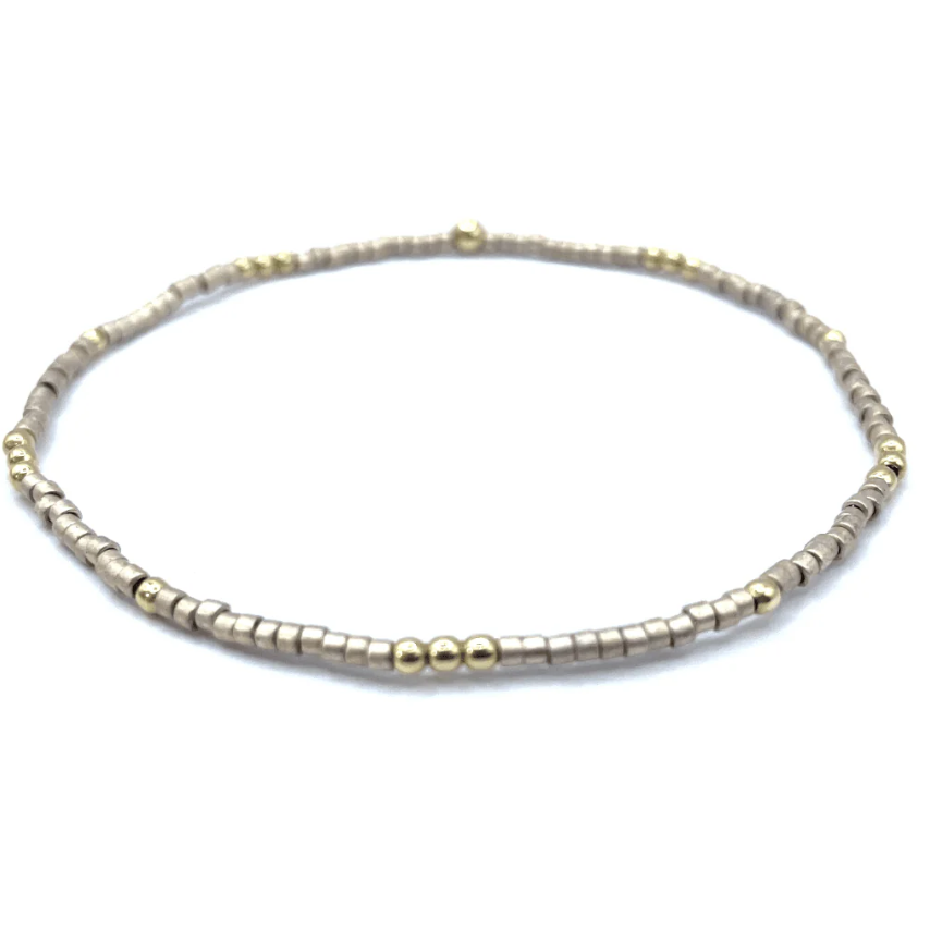 Erin Gray 2mm Newport Golden + Gold Filled Waterproof Bracelet