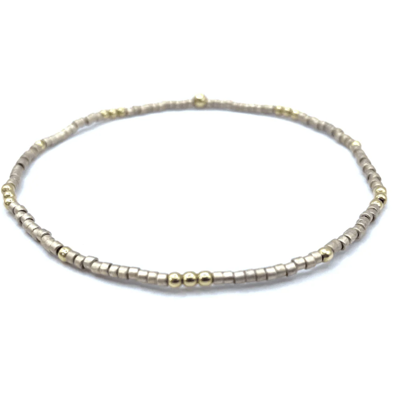 Erin Gray 2mm Newport Golden + Gold Filled Waterproof Bracelet