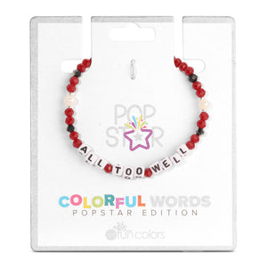 Pop Star Inspired Bracelet - All Too Well