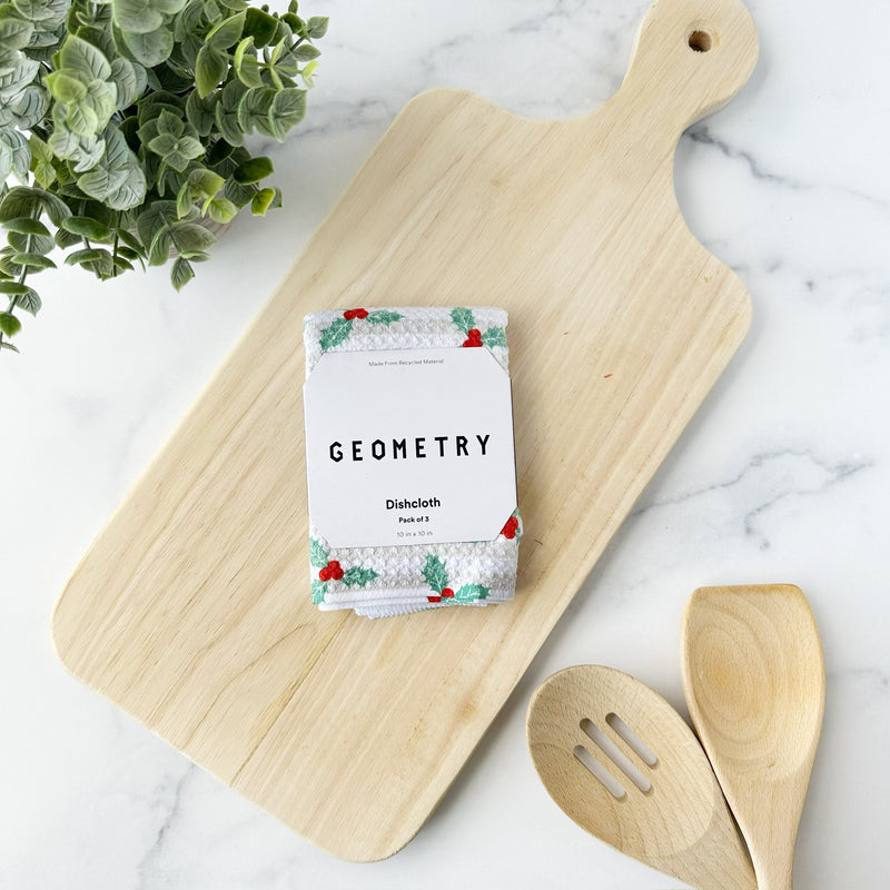 Geometry Dishcloth Set - Mistle Stripe