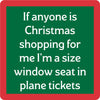 Christmas Window Seat Coaster