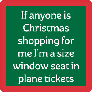 Christmas Window Seat Coaster