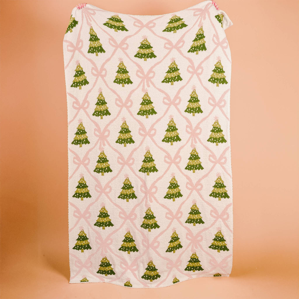 Cozy Dreams Luxe Blanket - Twinkling Trees