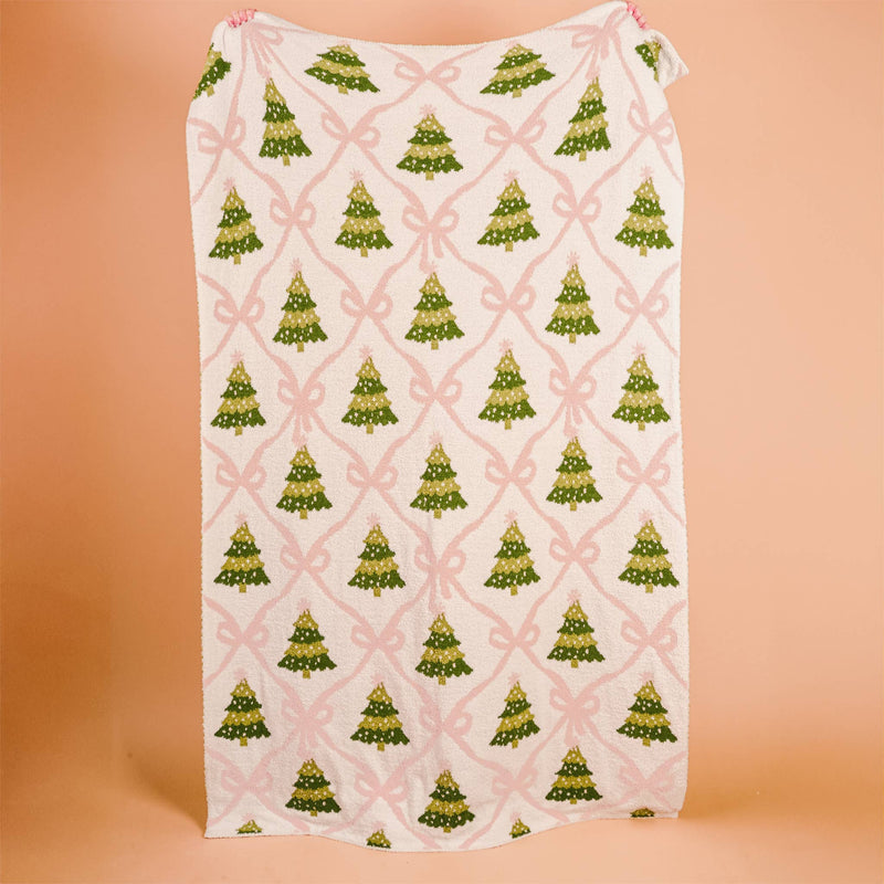 Cozy Dreams Luxe Blanket - Twinkling Trees