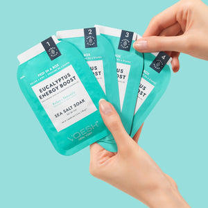 Pedi in a Box Deluxe 4 Step - Eucalyptus Energy Boost