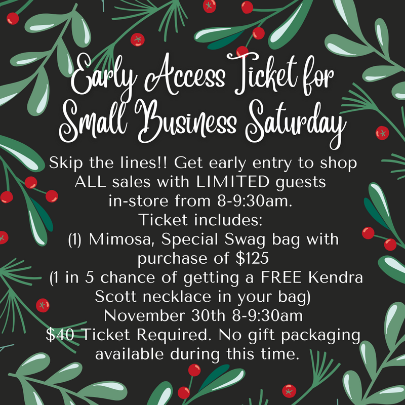 Small Business Saturday 2024 - Early Access Ticket