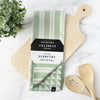 Geometry Double Sided Tea Towel - Pistachio