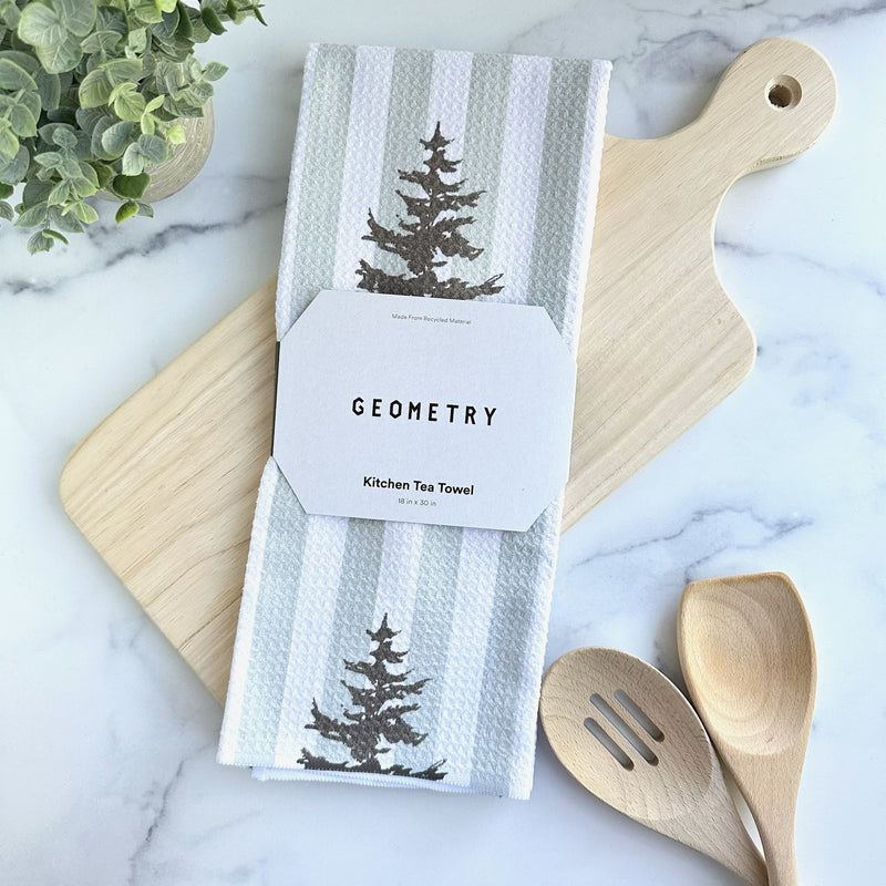 Geometry Tea Towel - Fir Real