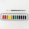 Emily Lex Studio Watercolor Paint Set With Brush - 12 Watercolors