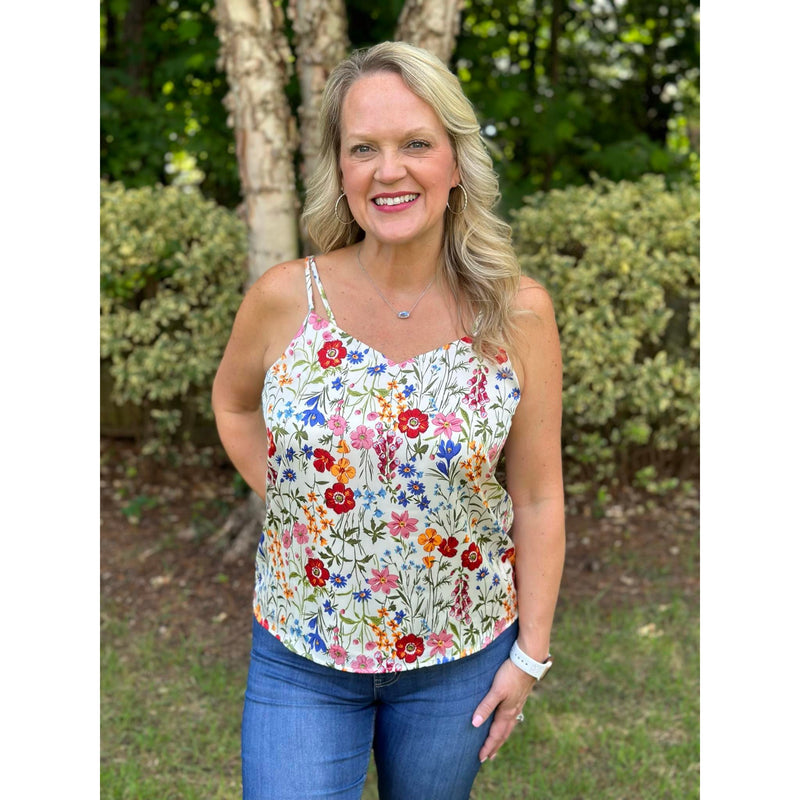 Emerie Double Strap Cami - Floral