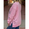 Ghost Sparkle Sweatshirt - Pink
