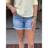 Liverpool Vickie Fray Hem Shorts - Hillside