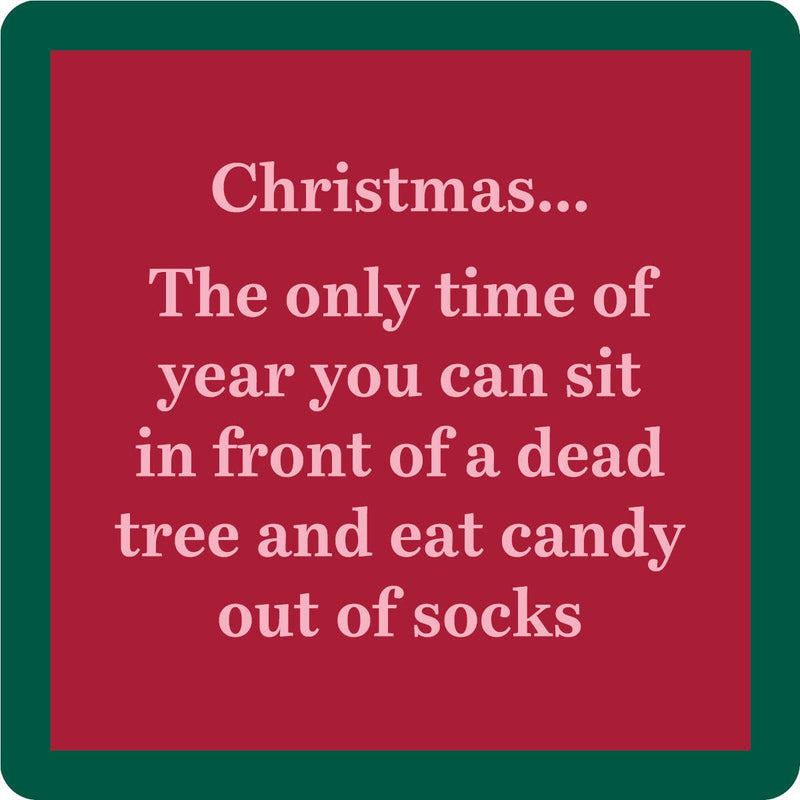 Christmas Dead Tree Coaster