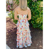 Summer Floral Tiered Layers Maxi Dress - Multi