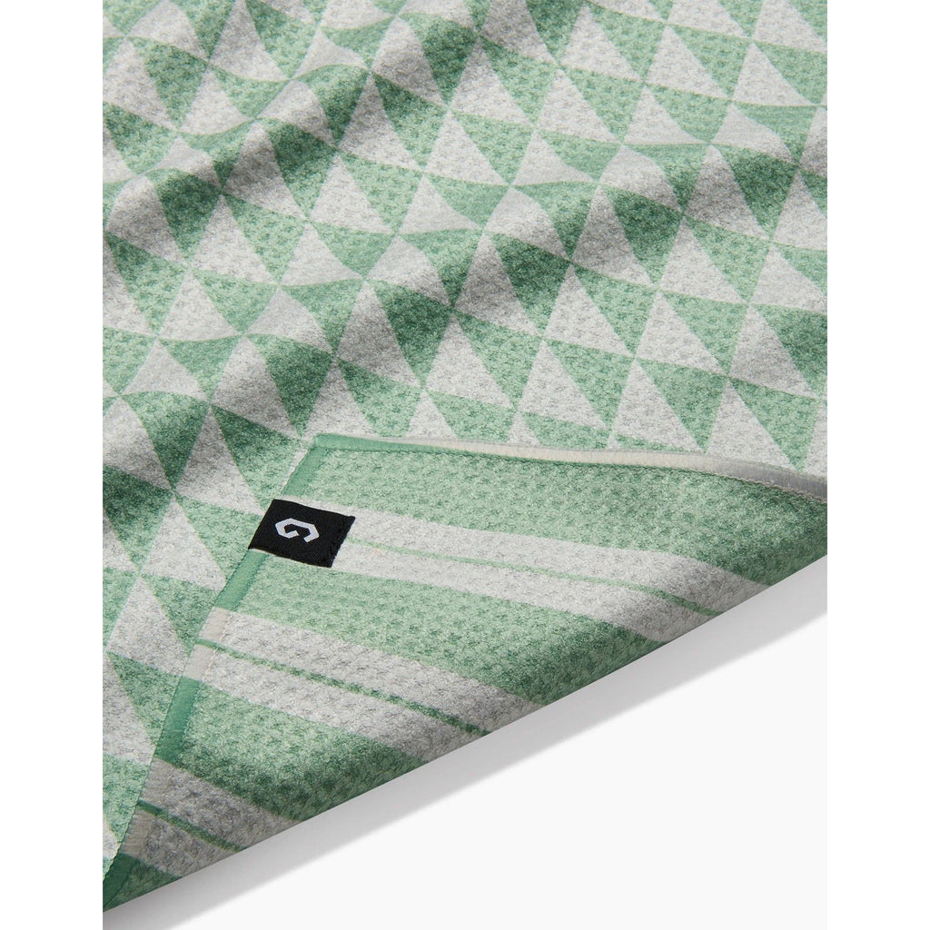 Geometry Double Sided Tea Towel - Pistachio