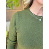 Marge Crew Neck Sweater - Olive