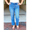 Liverpool Kennedy Crop Straight  Jeans - Temecula