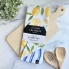 Geometry Double Sided Tea Towel - Lemon Bliss