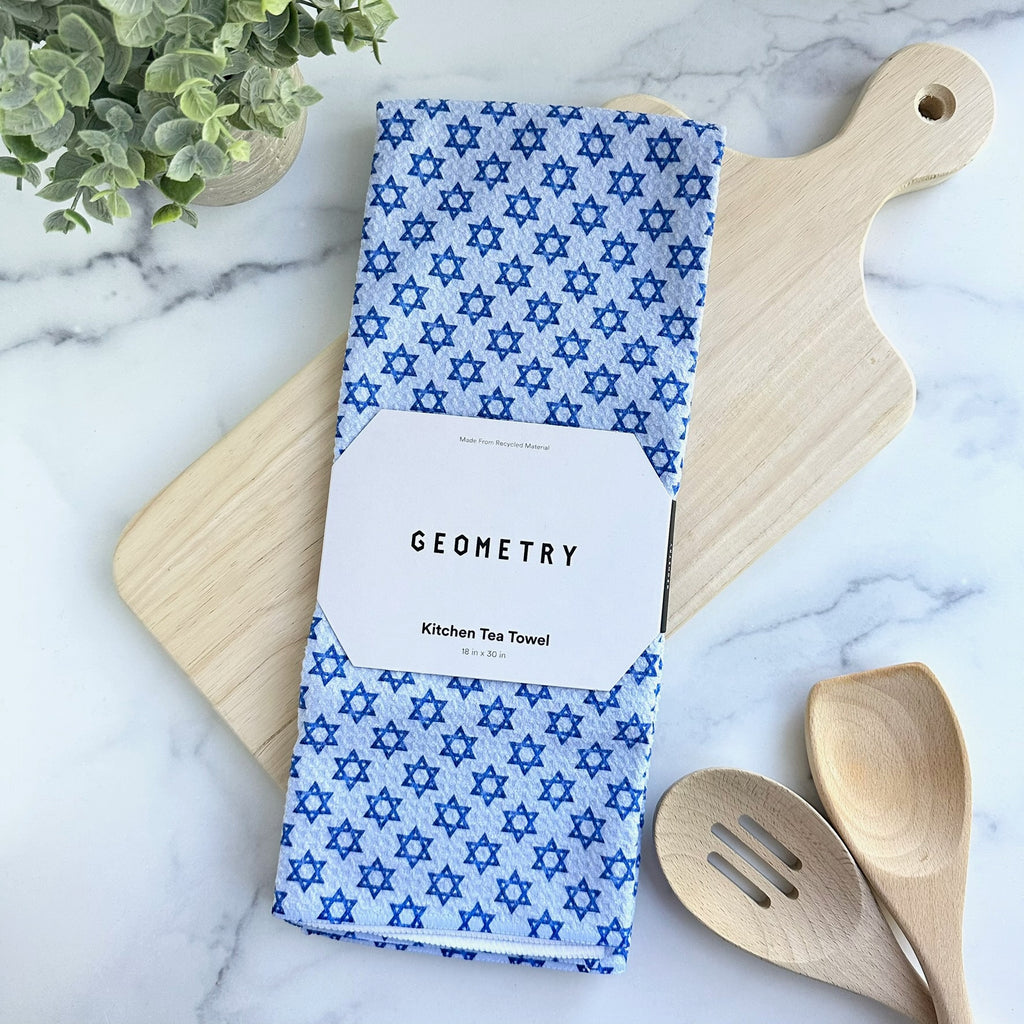 Geometry Tea Towel - Hanukkah Tradition