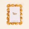 Mini Acrylic Picture Frame Magnet - Confetti Gold