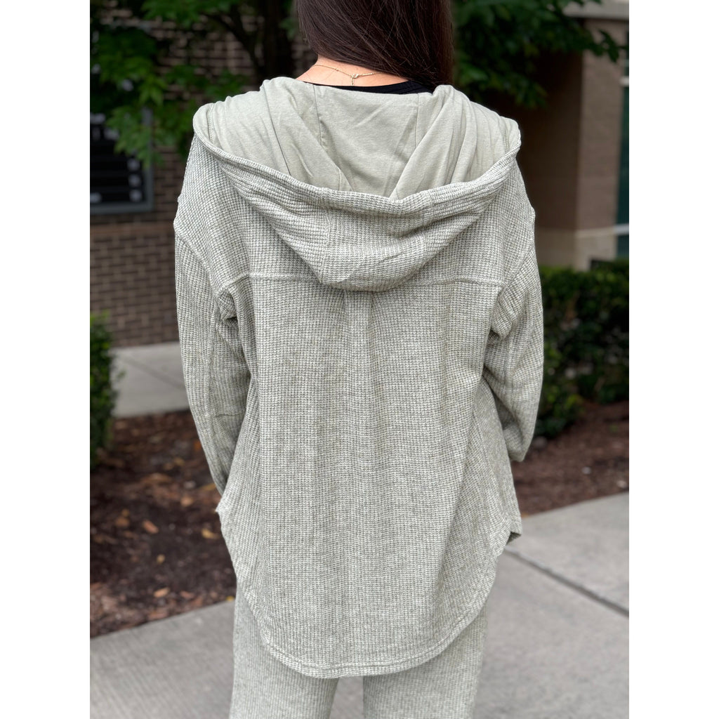 Haley Jacket Hoodie - Sage